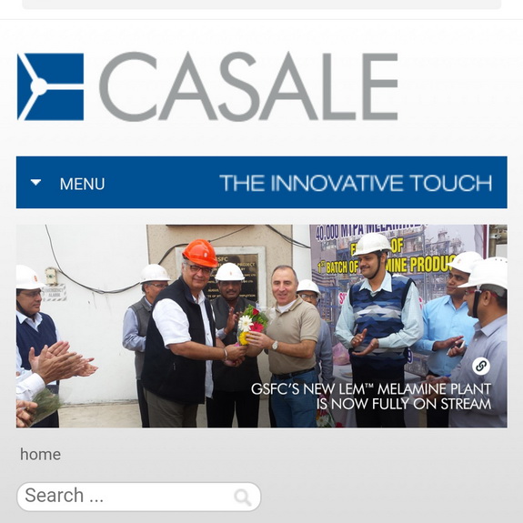 GSFC (India) and Casale SA (Switzerland) announce that GSFCs 40000 MT/y new melamine plant in Vadodara (India), based on Casales Low Energy Melamine (LEM) technology is now fully operation, by chemwinfo